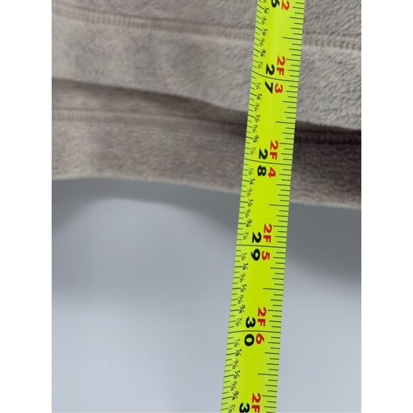 American Eagle Outfitters Fleece Sweater 1/4 Zip Y2K Men Large Gray Beige - Picture 8 of 12